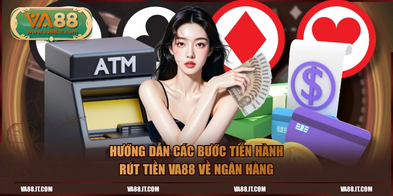 Hướng dẫn các bước tiến hành rút tiền VA88 về ngân hàng