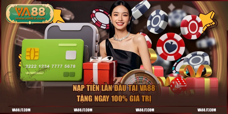 Nạp tiền lần đầu tại VA88 tặng ngay 100% giá trị